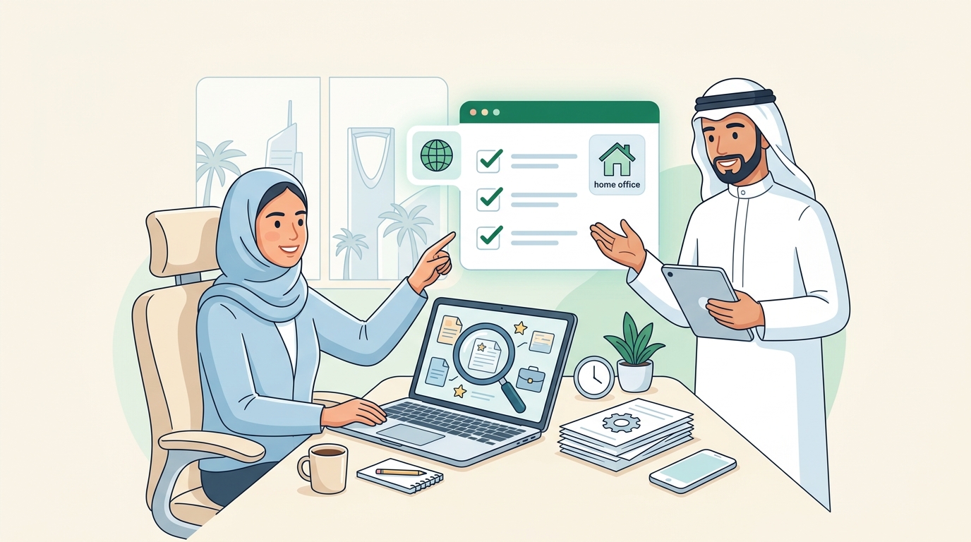 دليلك الشامل: البحث عن وظيفة عن بعد في السعودية بنجاح